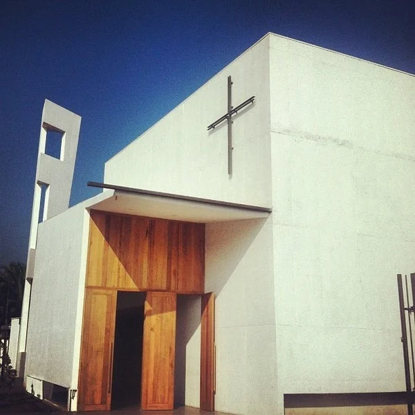 church: Iglesia Estrella sur Pudahuel, the chapel of the community left behind