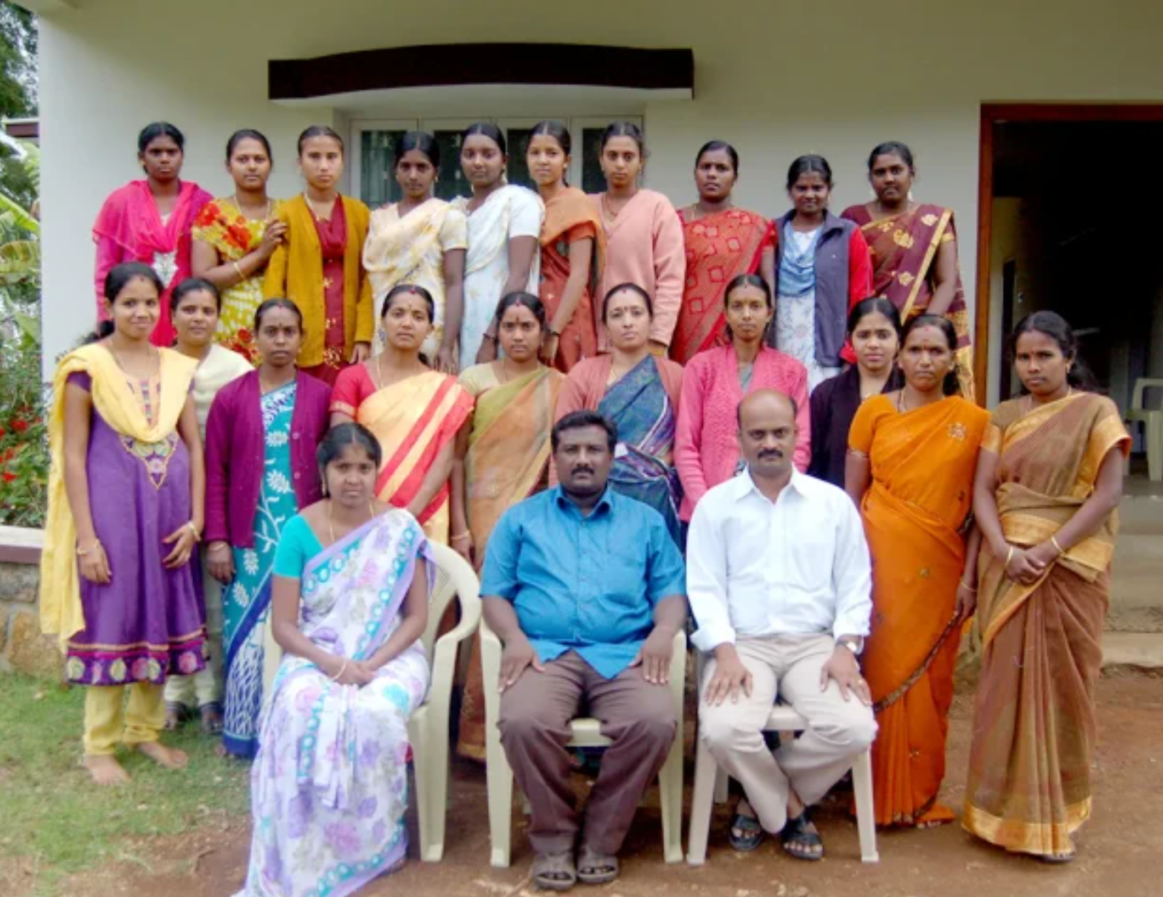 Staff and Students at Kodaikanal Community College
